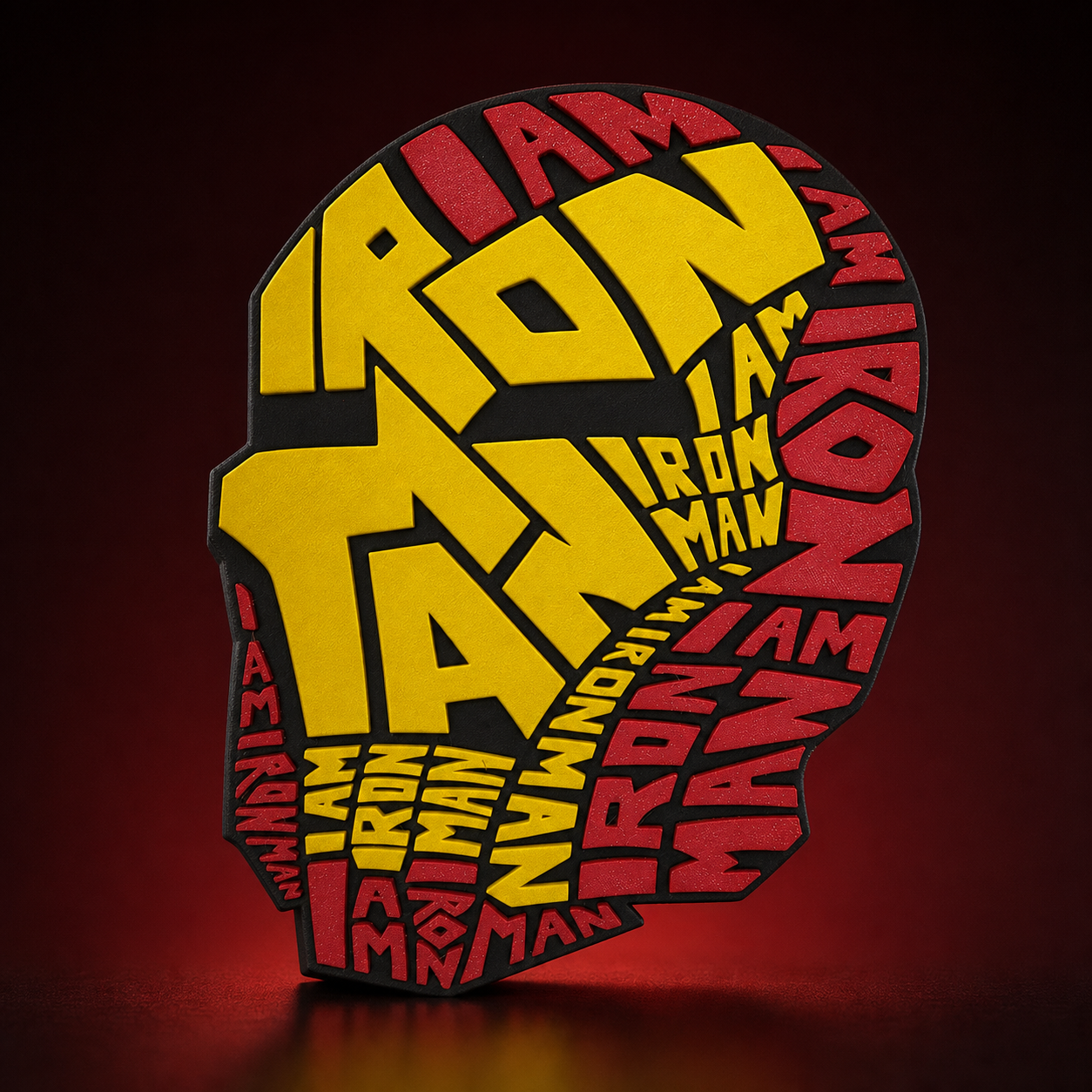 Iron Man - Caligrama