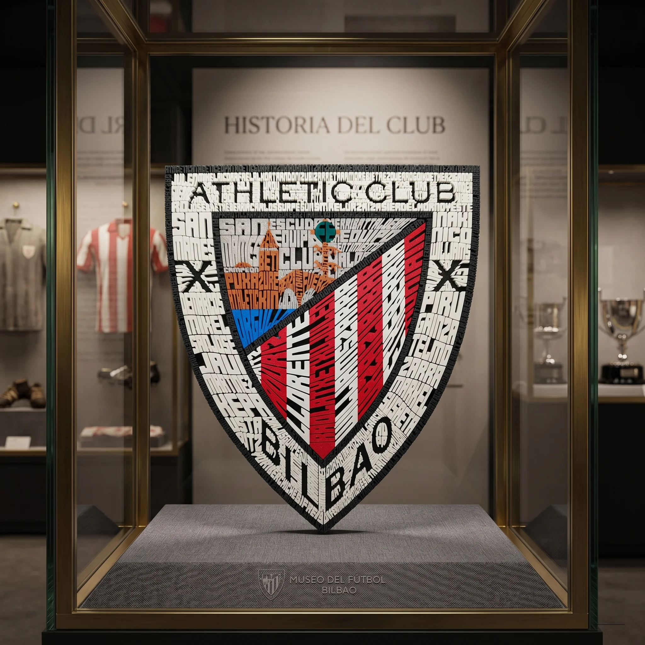 Escudo Athletic Club Bilbao - Caligrama