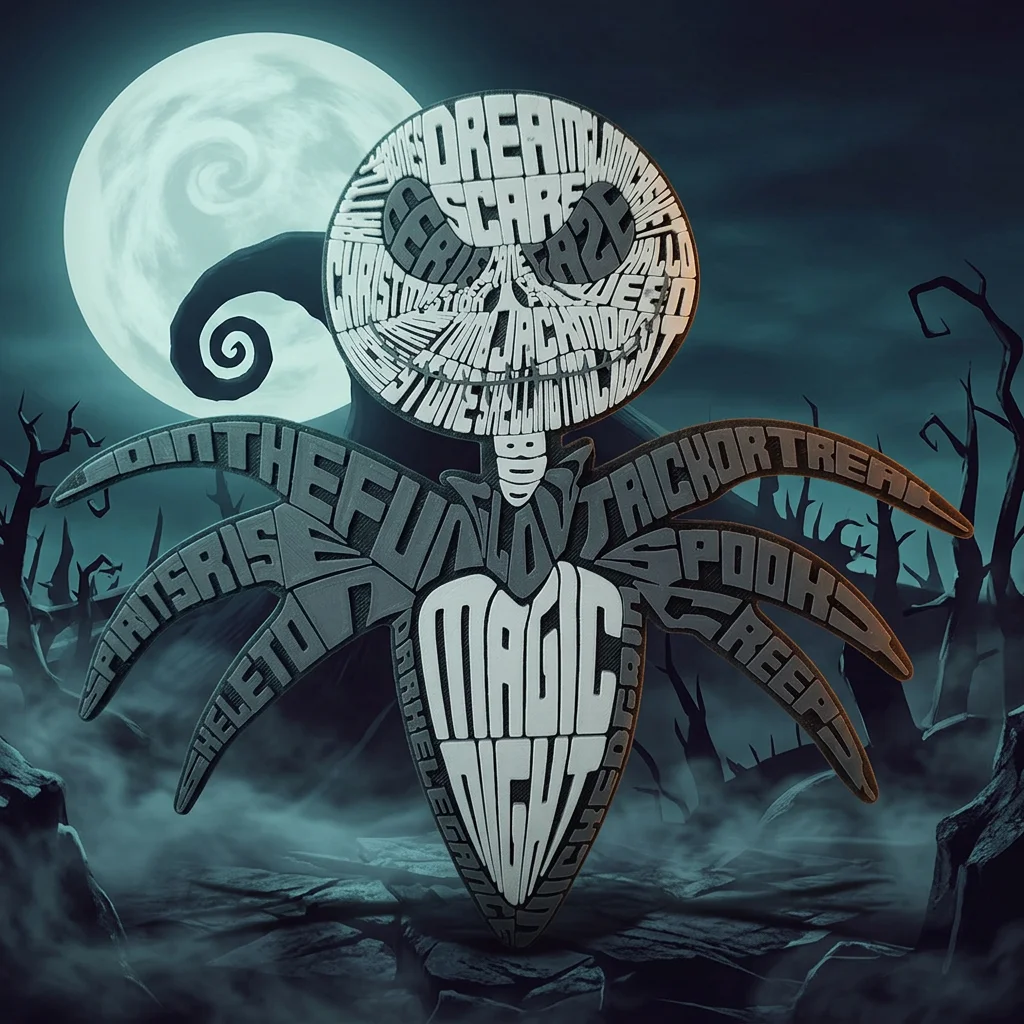 Jack Skellington - Caligrama