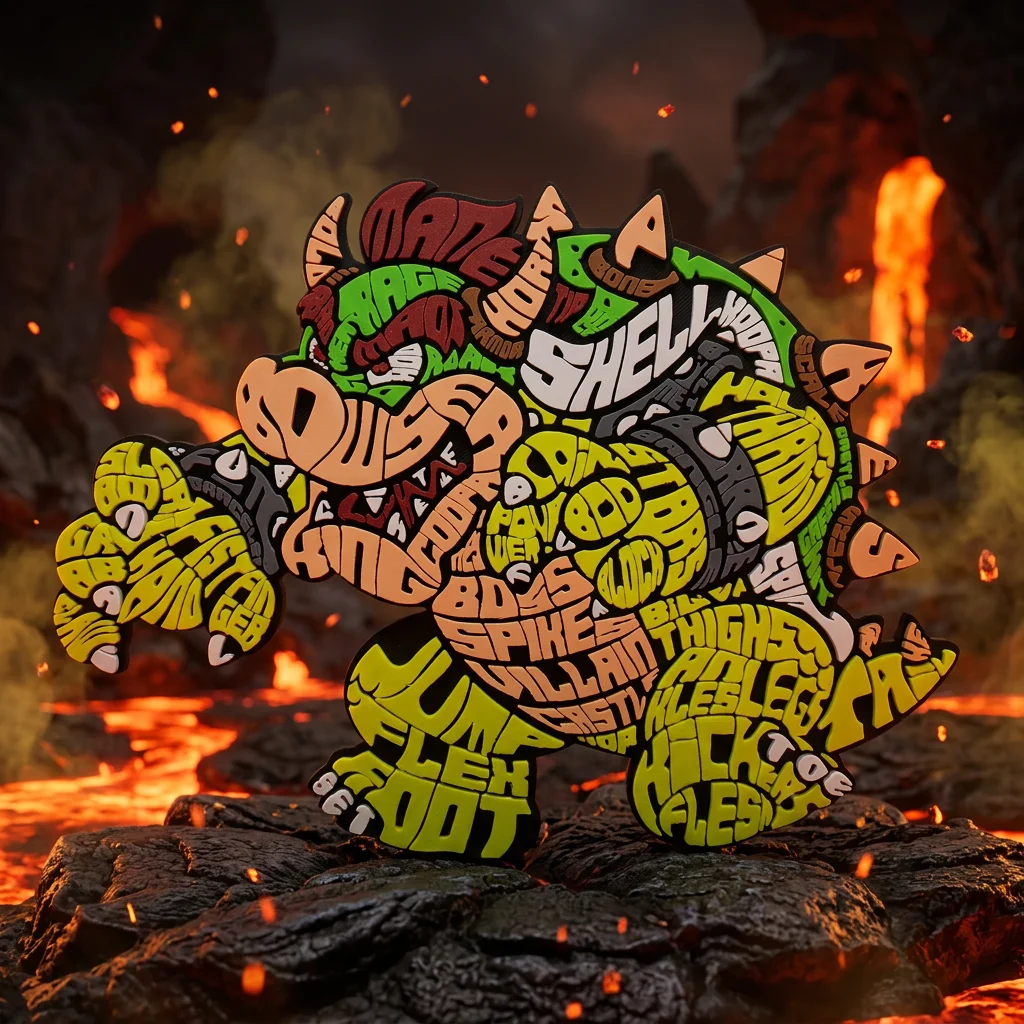 Bowser - Caligrama