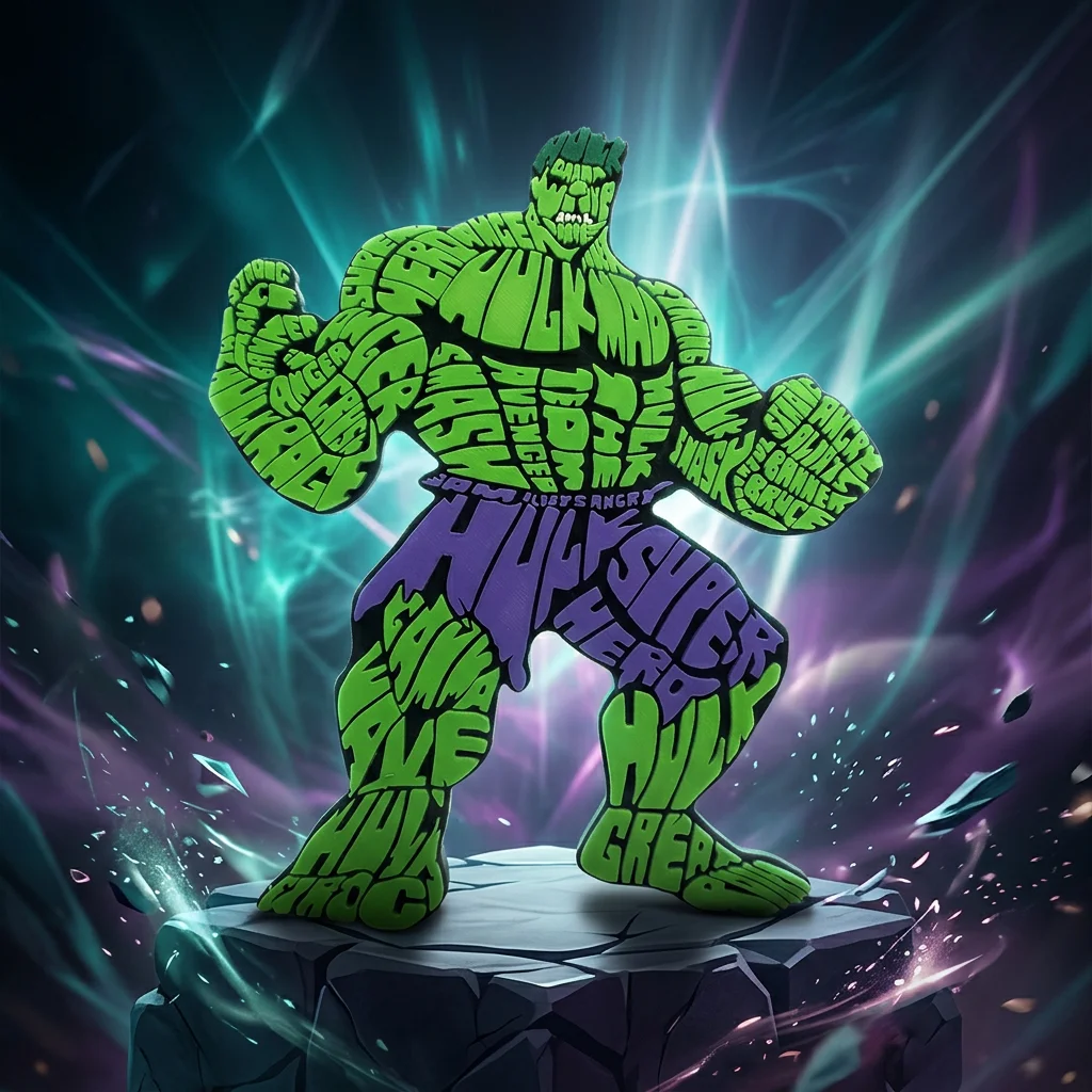 Hulk - Caligrama