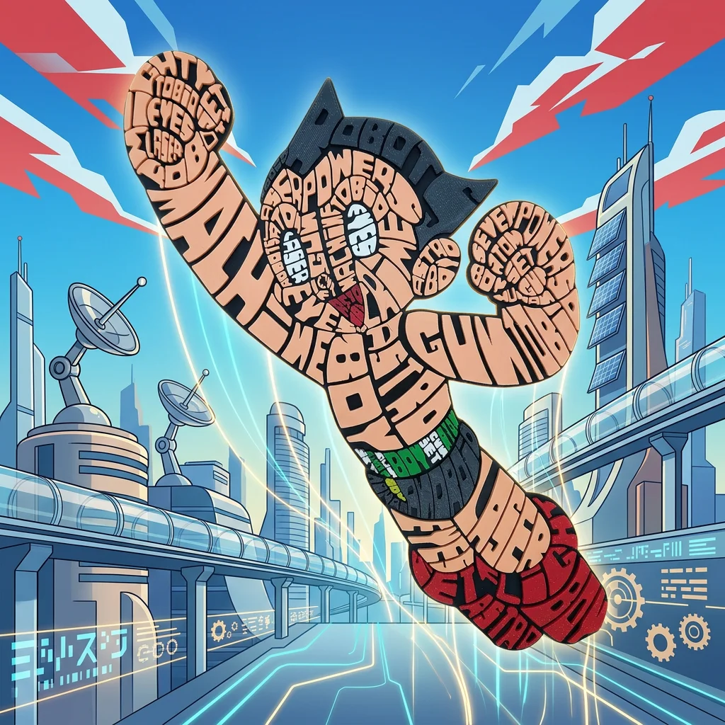 Astroboy - Caligrama